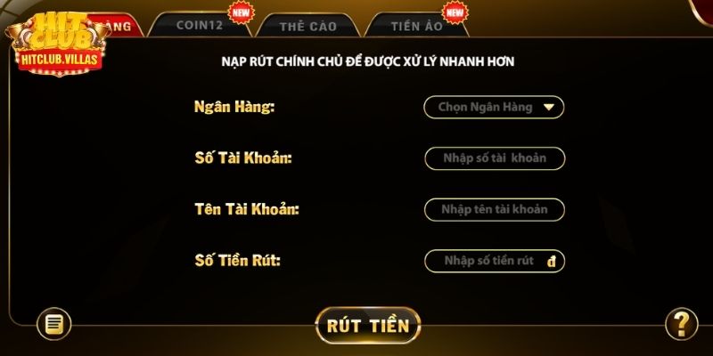 Ưu điểm của dịch vụ rút tiền Hitclub 